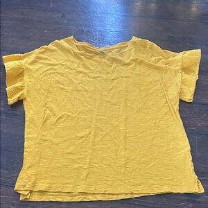 Old Navy Mustard Short Sleeve Top